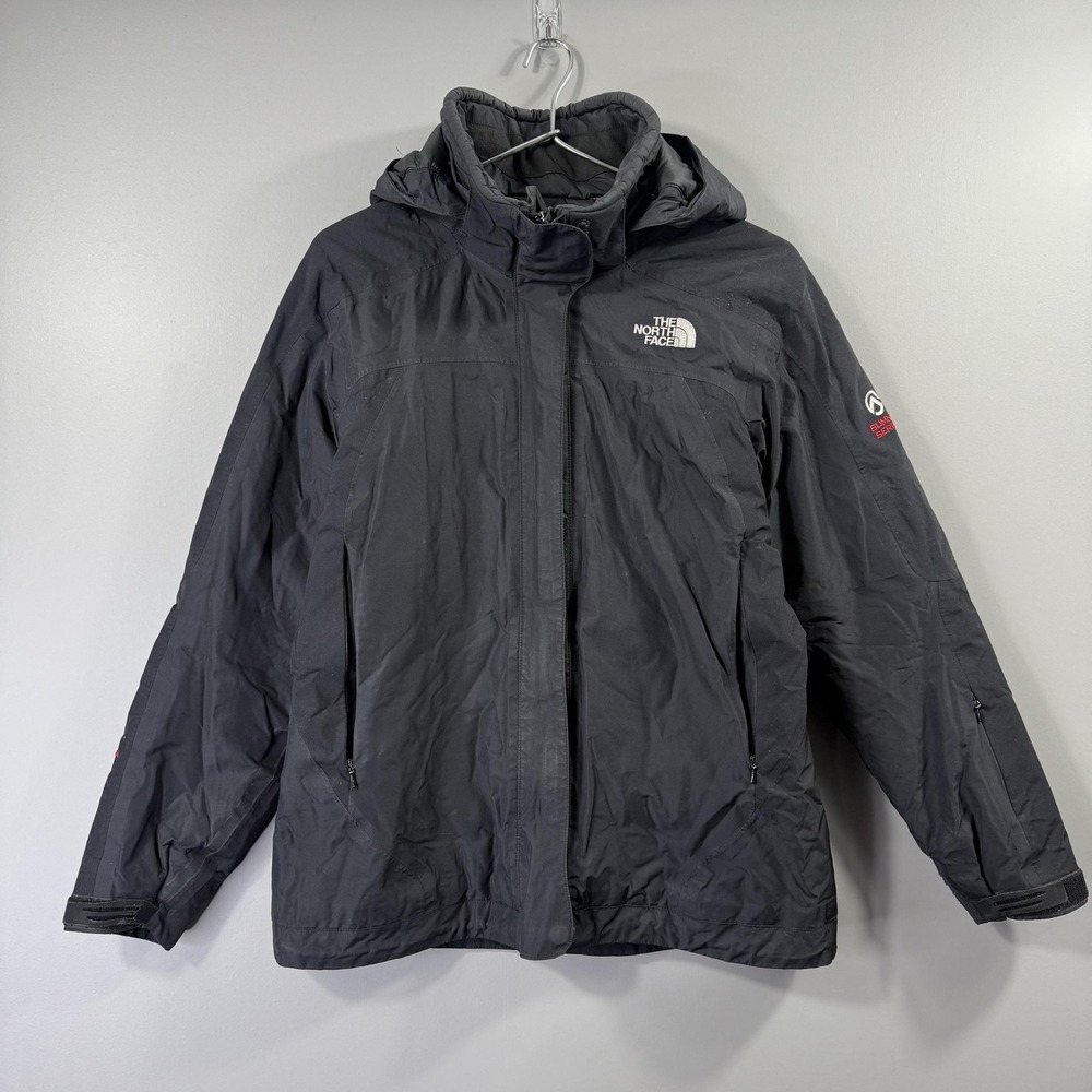 The North Face Summit Series Jacket Womens Medium Black Hooded Ski Waterproof